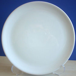 Seramik Bordürsüz beyaz tabak - Çapı 20 cm - baskı alanı 18 cm