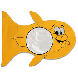 Balık Figürlü Sarı Yastık